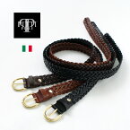 PITTI PELLE（ピッティペッレ） メッシュレザーベルト 30mm巾 メンズ ベルト イタリア製 023/30