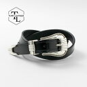 トリーレザー 革ベルト メンズ TORY LEATHER（トリーレザー） 3ピース シルバーバックルベルト / メンズ 本革 細め カジュアル 3-Piece Silver Buckle Belts