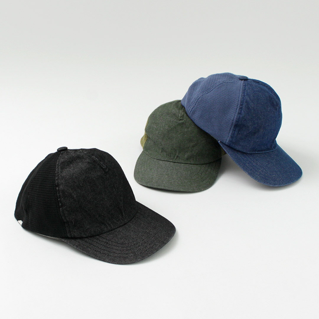 【50％OFF】DECHO（デコー） カラー別注 メッシュキャップ / メンズ 帽子 綿 コッ...