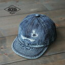 HIGHER(ハイアー) セルヴィッチデニム リメイクキャップ / メンズ 帽子 ライトデニム 日本製 SELVEDGE DENIM REMAKED CAP