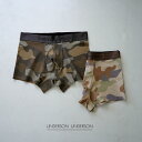 UNDERSON UNDERSON(アンダーソン アンダーソン) カモフラショートボクサー / メンズ 和紙 吸湿速乾 アンダーウェア 下着