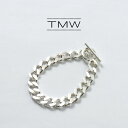TMW(トラディショナルモダンワークス) スターリングシルバー カーブチェーンブレスレット 喜平チェーン / メンズ シルバー925 19cm 20cm Sterling Silver Curve Chain Bracelet Figaro Chain