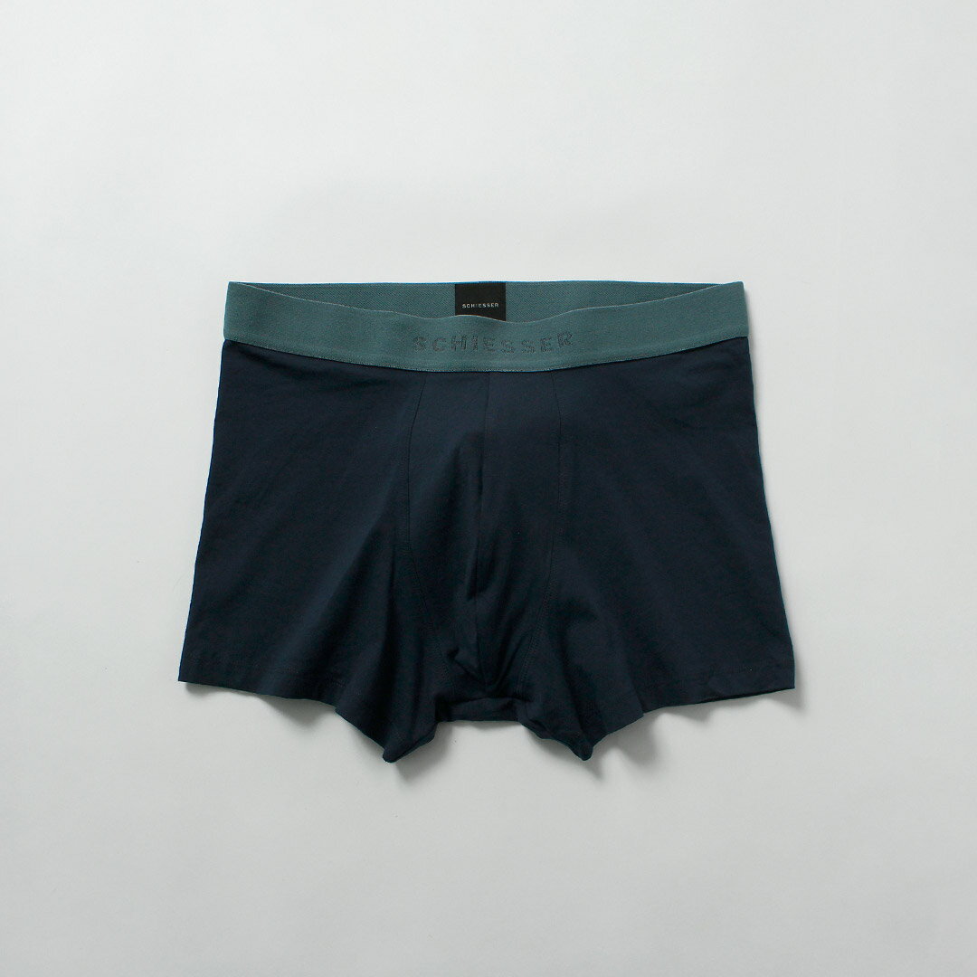 【10％OFFクーポン対象】SCHIESSER（シーサー） ロゴ ボクサーパンツ / メンズ 3枚...