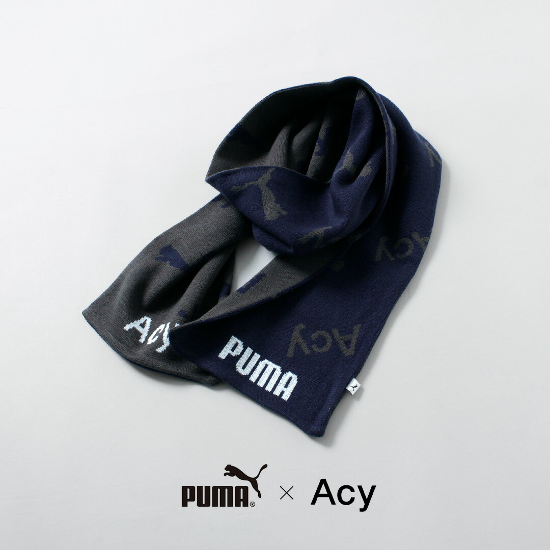 PUMA（プーマ） プーマ×エイシー スカーフ / メンズ マフラー ロゴ PUMA×ACY Scarf