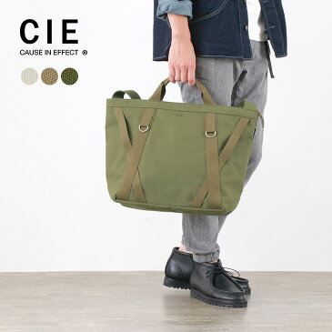 【スーパーSALE限定クーポン対象】CIE (シー） ダック キャンバス トートバッグ L / メンズ レディース / 2WAY / ショルダーバッグ / トートバッグ / 日本製 / DUCK CANVAS TOTE L