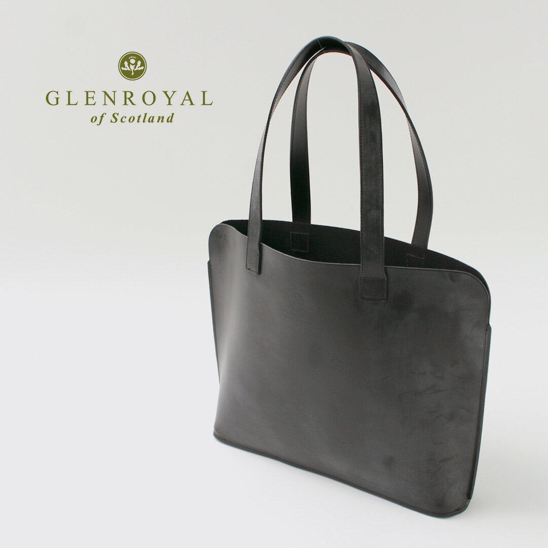 グレンロイヤル 【正規品】GLENROYAL（グレンロイヤル） トートバッグ ワイド / メンズ 本革 ブライドルレザー 経年変化 ビジネス 01-5813 TOTE BAG WIDE