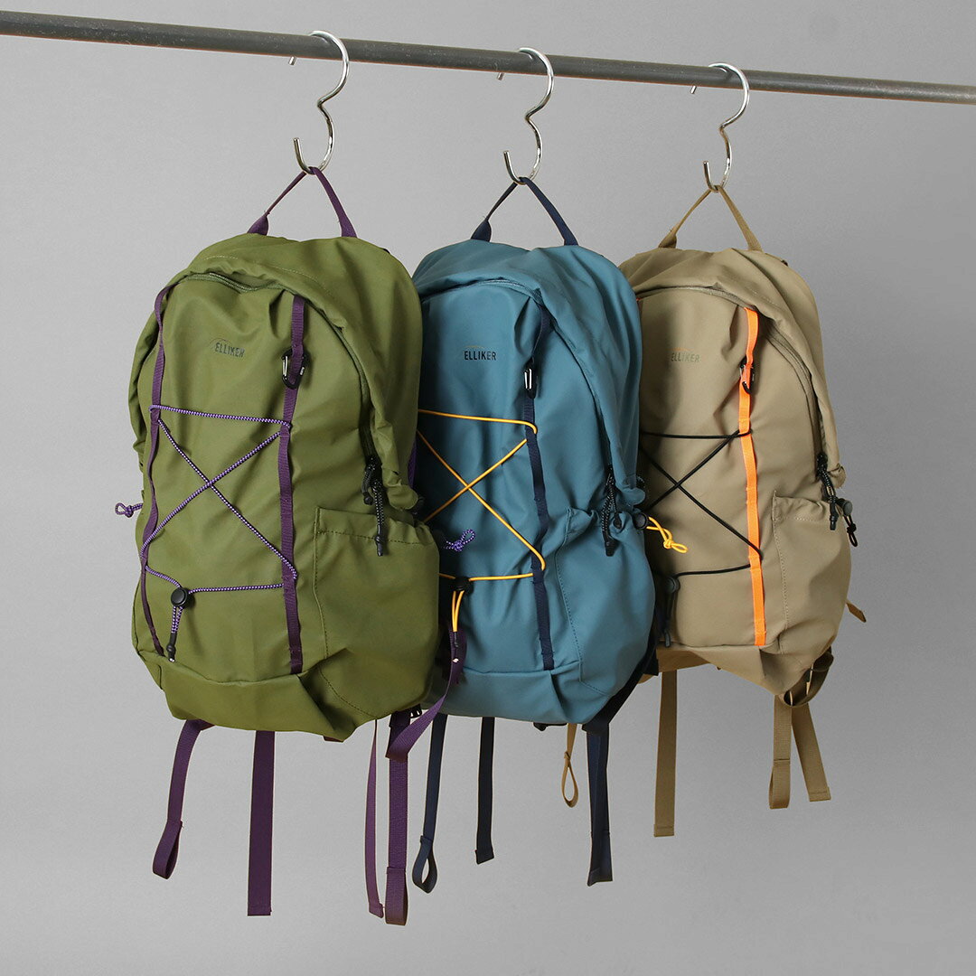 ELLIKER（エリカー） ルン フードジップトップ バックパック 22L リュック / メン...