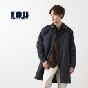 FOB FACTORY（FOBファクトリー） F2408 フレンチ デニムコート ウォバッシュ / コットン / メンズ / 日本製 / FRENCH DENIM COAT