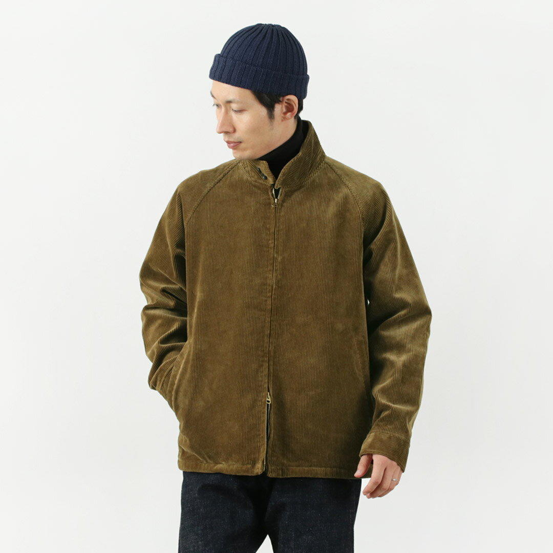 Corduroy Harrington Jacket F2429: Beige
