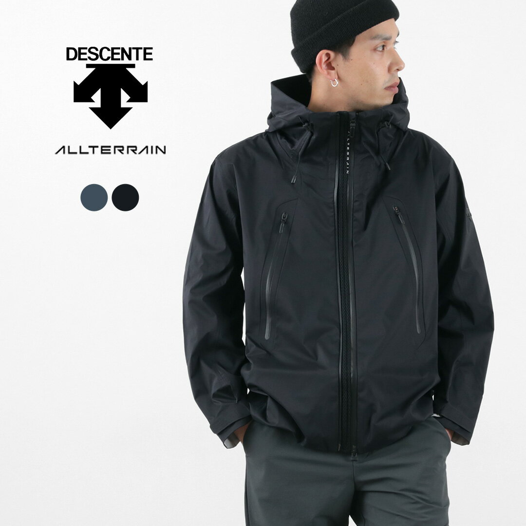 【20％OFF】DESCENTE / ALLTERRAIN（デサント / オルテライン） ハードシェルジャケット クレアス / 2023年モデル 防水 透湿 ベンチレーション メンズ DAMWGC39 HARD SHELL JACKET CREAS / sumt【セール】