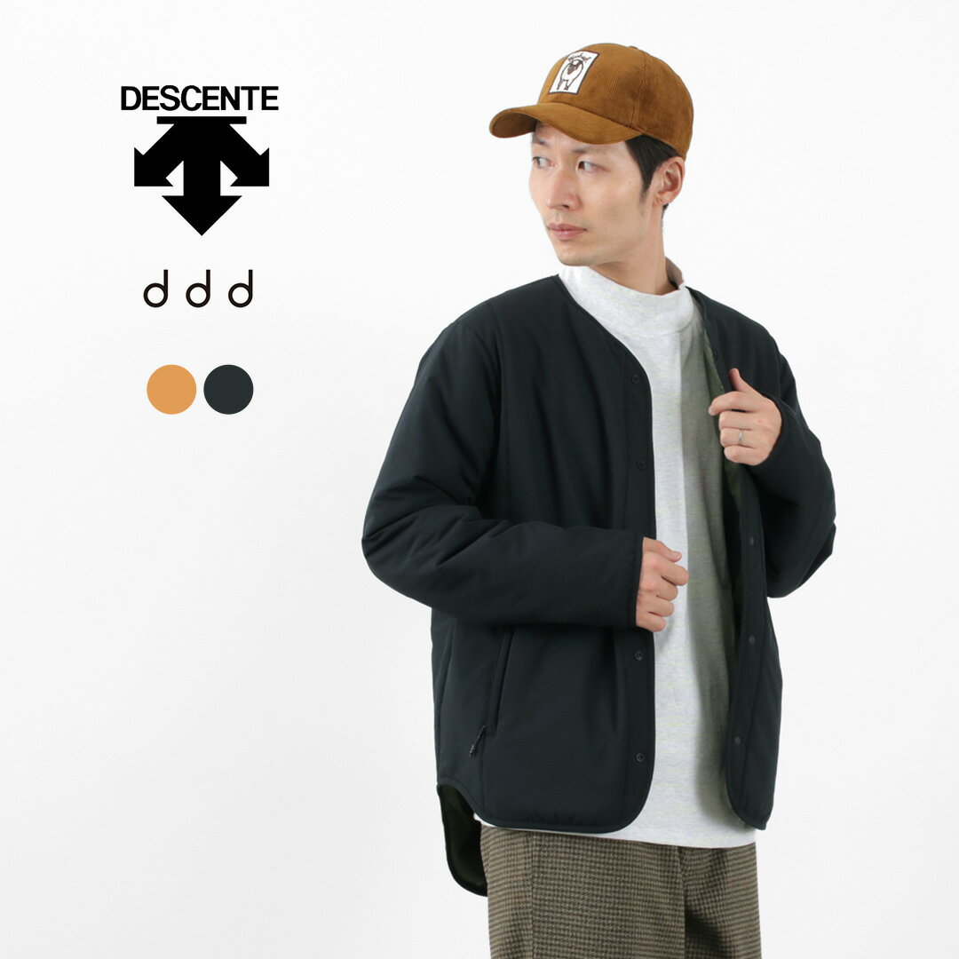 【30％OFF】DESCENTE ddd（デサントディーディーディー） パフジャケット メンズ アウター カーディガン ダウン インナーダウン 軽量 中綿 DHMUJC34【セール】