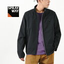 楽天ROCOCO attractive clothing【30％OFF】SPRAY WAY（スプレイウェイ） ハリン ジャケット / メンズ 防風 撥水 ストレッチ 速乾 透湿 ソフトシェル ライトアウター Hallin Jacket【セール】