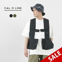 【50％OFF】CAL O LINE（キャルオーライン） ユーティリティーベスト / メンズ アウター アウトドア 撥水 日本製 UTILITY VEST【セール】