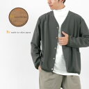 RE MADE IN TOKYO JAPAN（アールイー） ライトグレンチェック カーディガン / メンズ 長袖 羽織 速乾 無地 日本製 シンプル Light Glen Check Cardigan