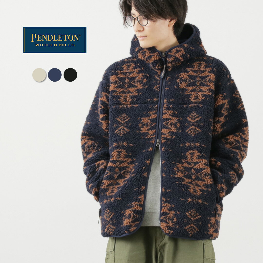 PENDLETON（ペンドルトン） ボアジップフーディー / アウター フードあり 柄 メンズ レディース ユニセックス BOA ZIP HOODIE