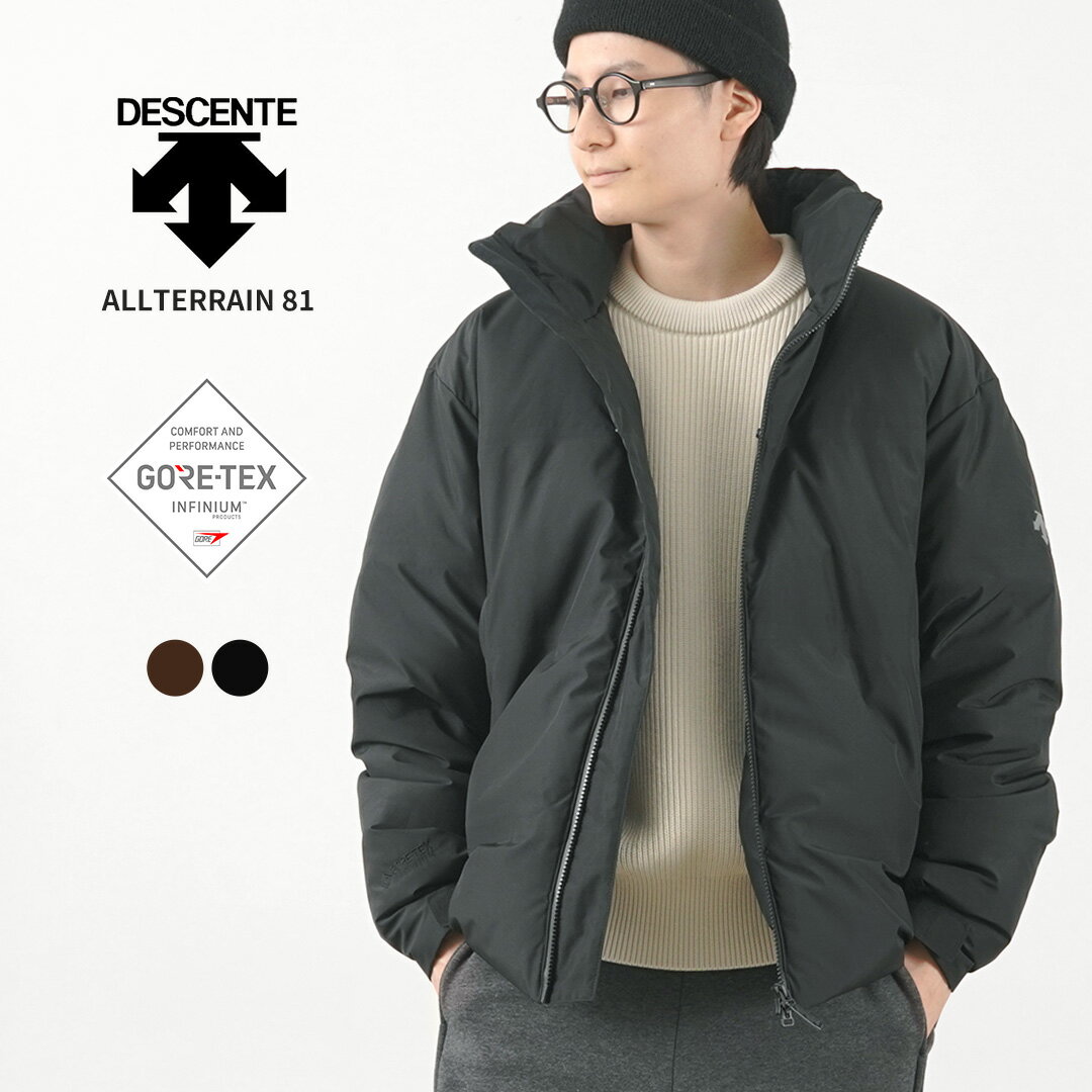 楽天ROCOCO attractive clothingDESCENTE ALLTERRAIN81（デサント / オルテライン81） ゴアテックス インフィニアム ダウンジャケット / アウター メンズ 撥水 防風 アウトドア 通勤 GORE INFINIUM DOWN JACKET