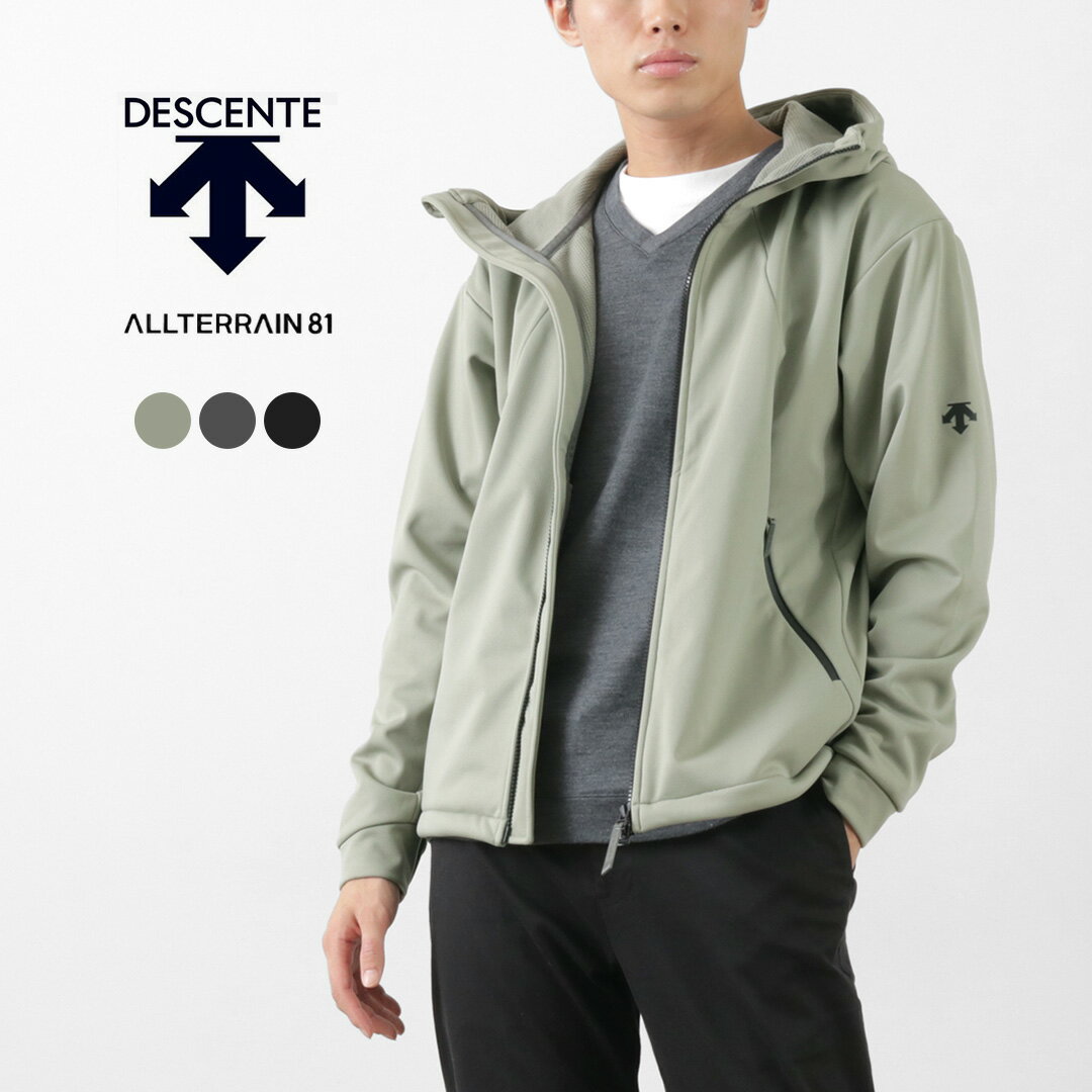 DESCENTE ALLTERRAIN81（デサント / オルテライン81） テック ソフトジャケット / トップス 長袖 ソフトシェル メンズ 撥水 伸縮 防風 アウトドア TECH SOFT JACKET