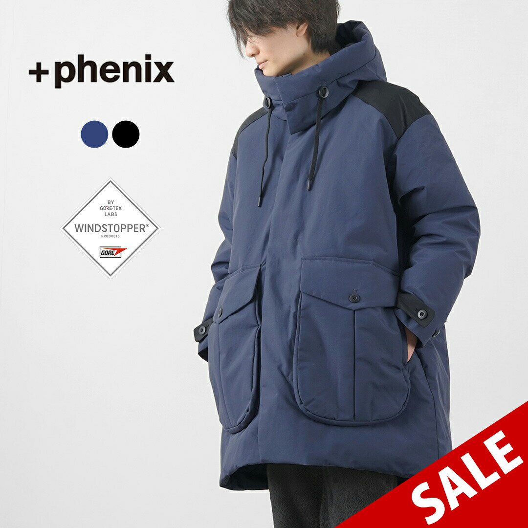 ＋phenix（プラスフェニックス） ダウン カーゴ コート / メンズ アウター GORETEX ゴアテックス DOWN CARGO COAT