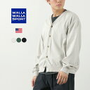 楽天ROCOCO attractive clothingWALLA WALLA SPORT（ワラワラスポーツ） ルーズ カーディガン / メンズ 綿 コットン 天竺 羽織 日本製 LOOSE CARDIGAN