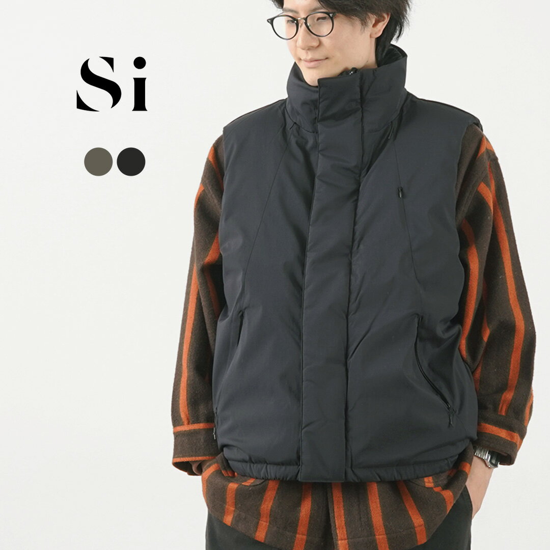 SI（エスアイ） リバーシブル ダウンベスト / TAION メンズ アウター RIVERSIBLE DOWN VEST