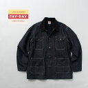 PAYDAY(ペイデイ) 50年代モデル コーデュロイカラー カバーオール / アウター デニム ヴィンテージ風 コットン 綿 メンズ 50s COLLAR..