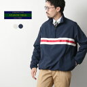【10%OFFクーポン対象】ATLANTIC FIELD BY D.C.WHITE(アトランティックフィールド) トレーニングブルゾン / プルオーバー ハーフジップ メンズ アイビー TRAINING BLOUSON