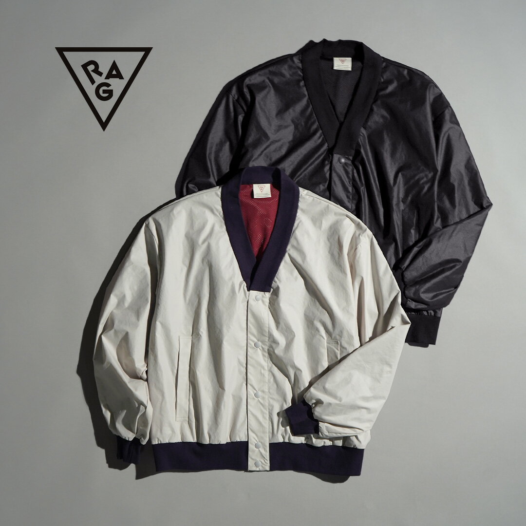 RAG（ラグ） レザータッチ ユーロカーディガン / トップス ブルゾン ライトアウター 羽織 メンズ Leather Touch Euro Cardigan / osl