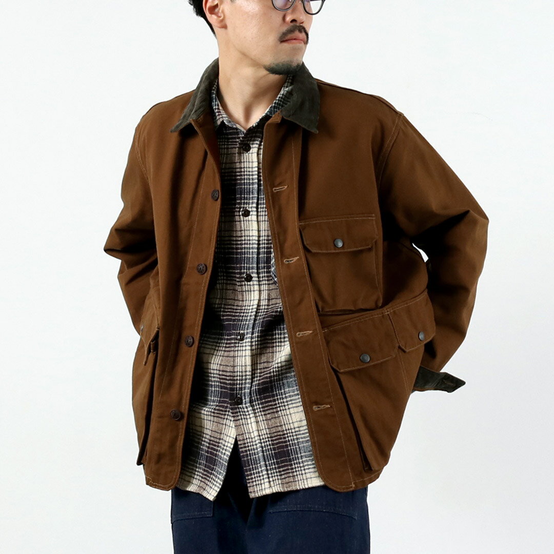 ジャケット・アウター M 楽天市場】ハンティングジャケット（カラーブラウン）（メンズ