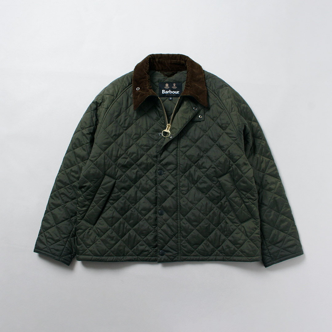 BARBOUR（バブアー） オーバーサイズ トランスポート キルテッドジャケット / メンズ ジャケット キルティング 中綿 ノンオイル barbour padded transport jacket
