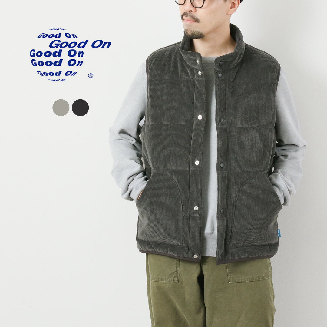 樂天商城 - GOOD ON（グッドオン） ニットコーデュロイ ポカポカベスト 光電子 / メンズ 中綿 日本製