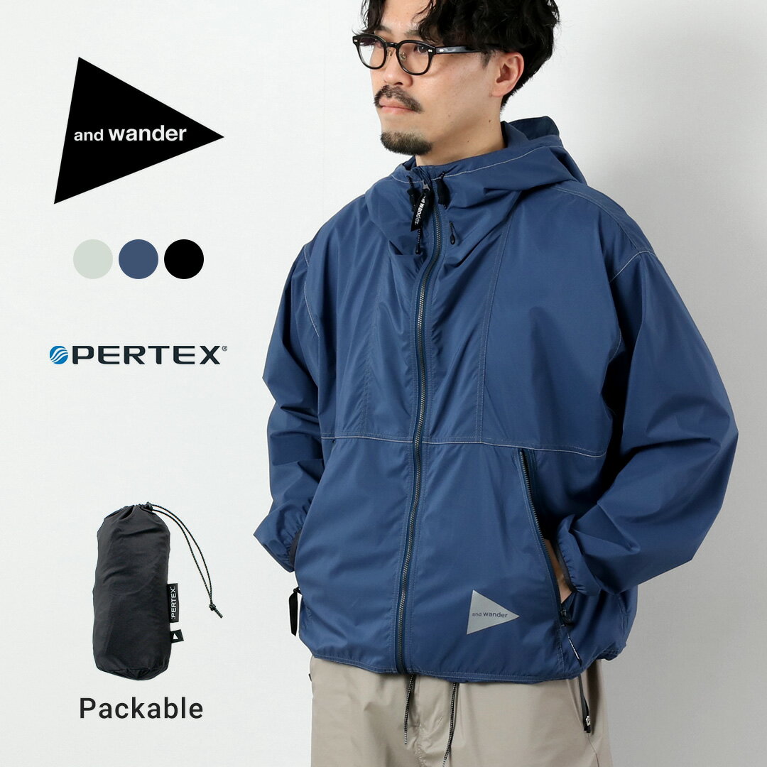 樂天商城 - AND WANDER（アンドワンダー）パーテックス ウインドジャケット M / メンズ アウター 撥水 耐風 耐久 軽量 パッカブル