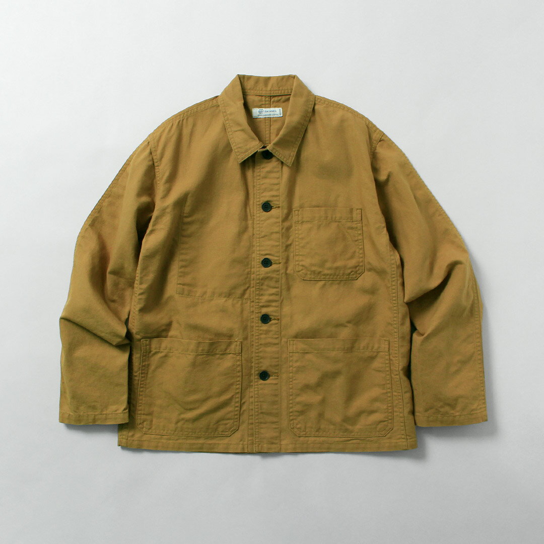 Blue refabric ダック フレンチカバーオールジャケット 日本製 / メンズ（3枚目）