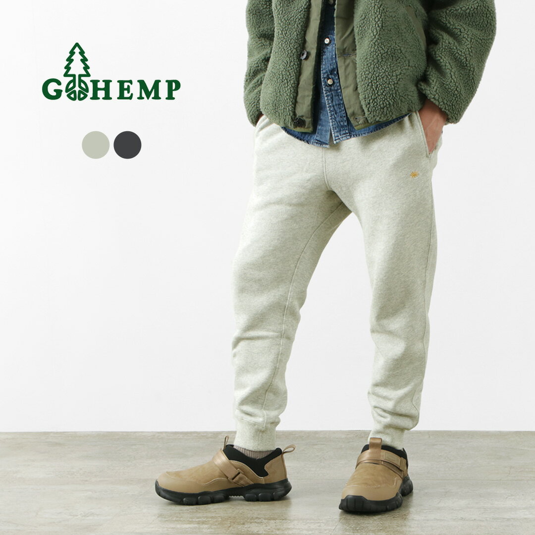 GOHEMPiS[wvj Xu wv XEFbgpc Y fB[X jZbNX C[W[ e[p[h n bNX  SLIM RIB HEMP SWEAT PANTS