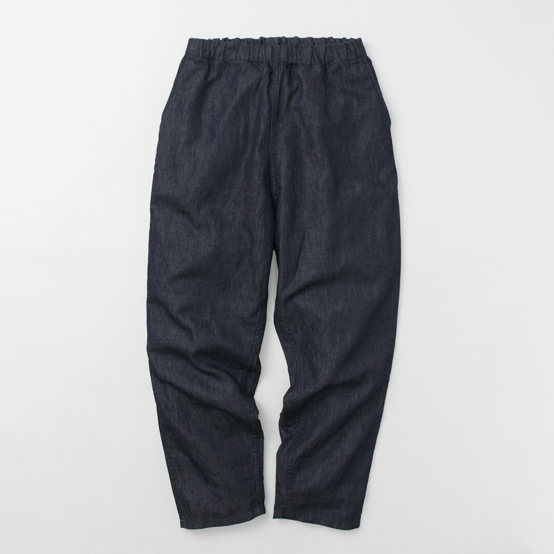 JAPAN BLUE JEANS（ジャパンブルージーンズ） 別注 RJB7590 コットンリネンデニム イージーパンツ / メンズ ジーンズ ウエストゴム 麻 岡山 日本製 2