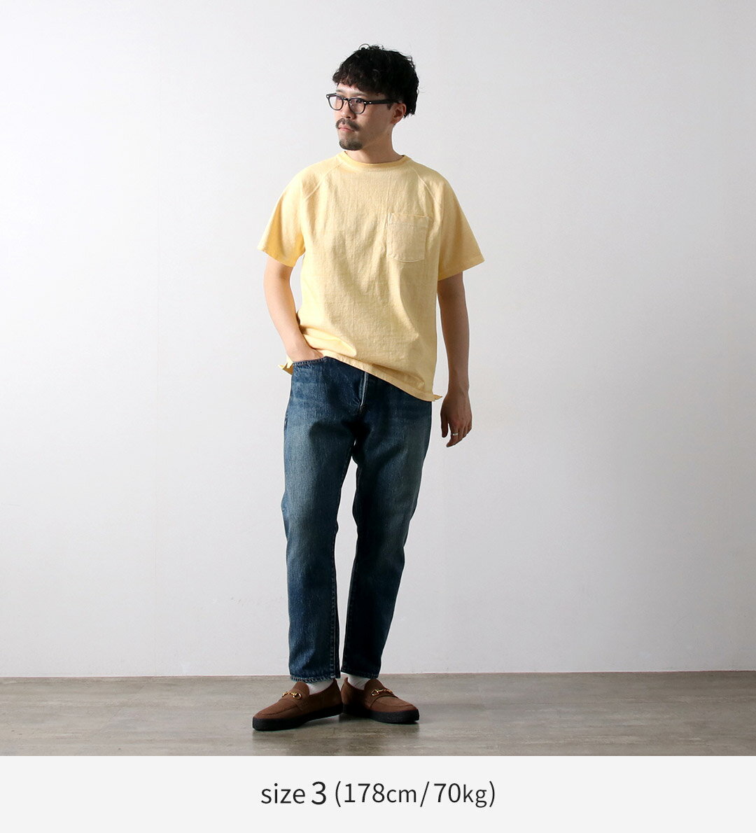 【10％OFFクーポン対象】SANCA（サンカ） 15.5オンス デニムテーパード ユーズド 5Pパンツ / セルヴィッチ ジーンズ メンズ 日本製 岡山 メンズ 15.5OZ DENIM 5P TAPERED FIT USED - Image 3