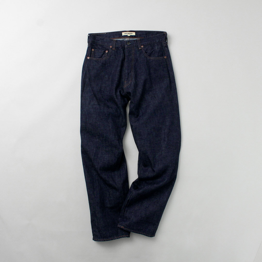 FOB FACTORY（FOBファクトリー） F1147 ワイドデニム5Pパンツ / ジーンズ メンズ ...