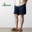 【10%OFFクーポン対象】GOHEMP(ゴーヘンプ) エクスプローラー ハイブリッド ショーツ ユーズドウォッシュ / メンズ パンツ ショートパンツ ハーフパンツ 短め 無地 膝上 EXPLORER HYBRID SHORTS