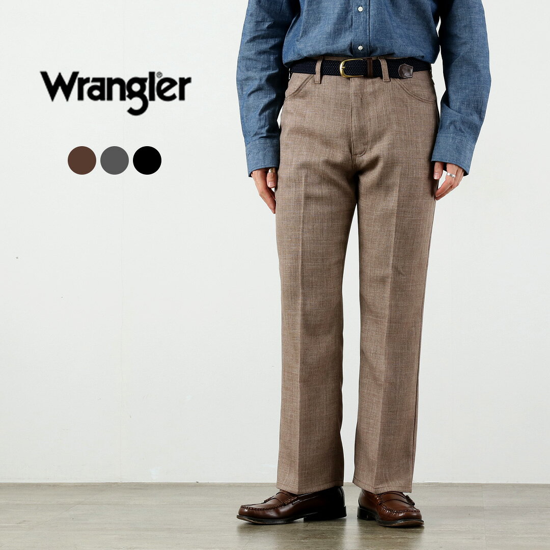 【10％OFFクーポン対象】WRANGLER（ラングラー） ランチャー ドレス リネンライク...