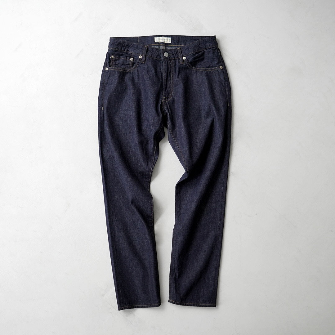 Blue refabric（ブルーリファブリック） 8oz セルヴィッジ サマーデニム セミワイドテーパード 5Pジーンズ 日本製 / メンズ - Image 2