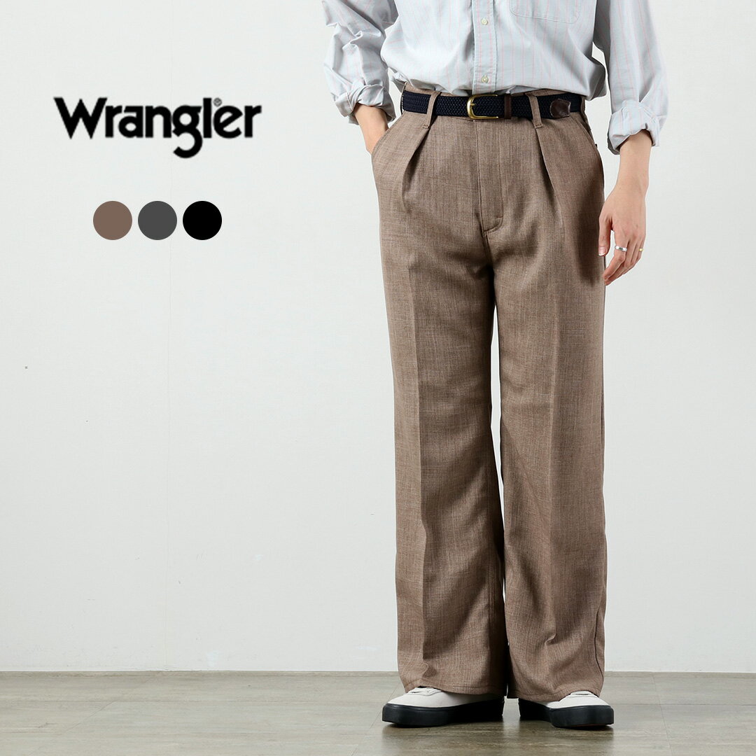 樂天商城 - WRANGLER（ラングラー） ランチャー ワイド リネンライクファブリック パンツ / メンズ