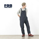 FOB FACTORY（FOBファクトリー） F0479 デニム オーバーオール ウォバッシュ / メンズ / ジェルトデニム / サロペット / 日本製 / DENIM OVER ALL WABASH