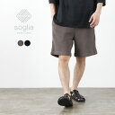 【30％OFF】SOGLIA（ソリア） シード ステッチ ショーツ / ハーフ パンツ / ショート / イージー / 綿 コットン / メンズ / 日本製 / Seed Stich Shorts【セール】 / es3