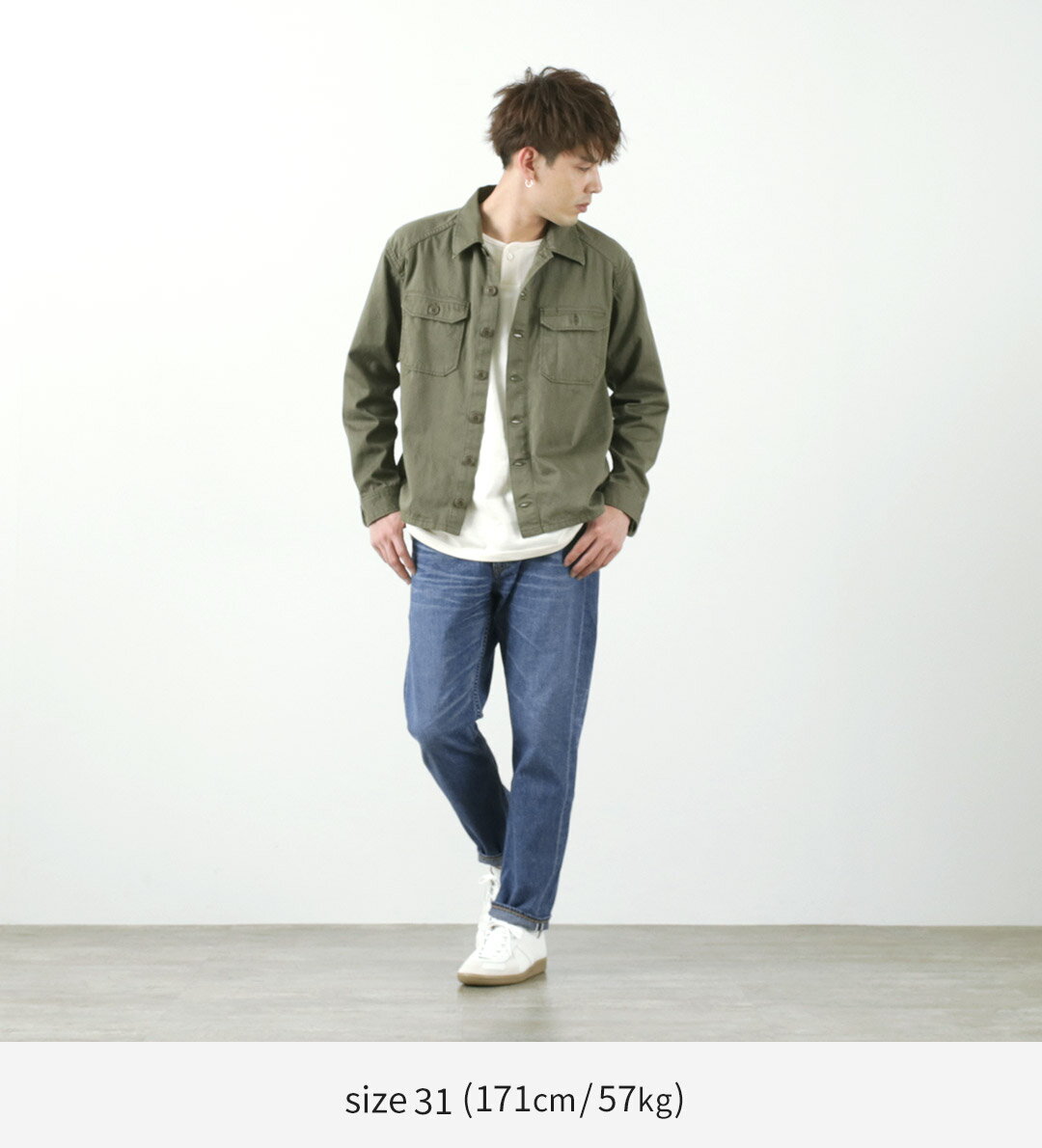 【10％OFFクーポン対象！9月11日01:59まで】JAPAN BLUE JEANS（ジャパンブルージーンズ） RJB6111 別注 プレップ 8oz メルローズ加工 サマーデニム セルヴィッチ ジーンズ / スリム テーパード / メンズ / 岡山 日本製