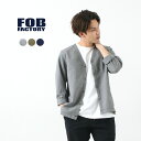 楽天ROCOCO attractive clothing【30％OFF】FOB FACTORY（FOBファクトリー） F2409 ミリタリー カーディガン / メンズ / スレン / リップストップ / 日本製【セール】