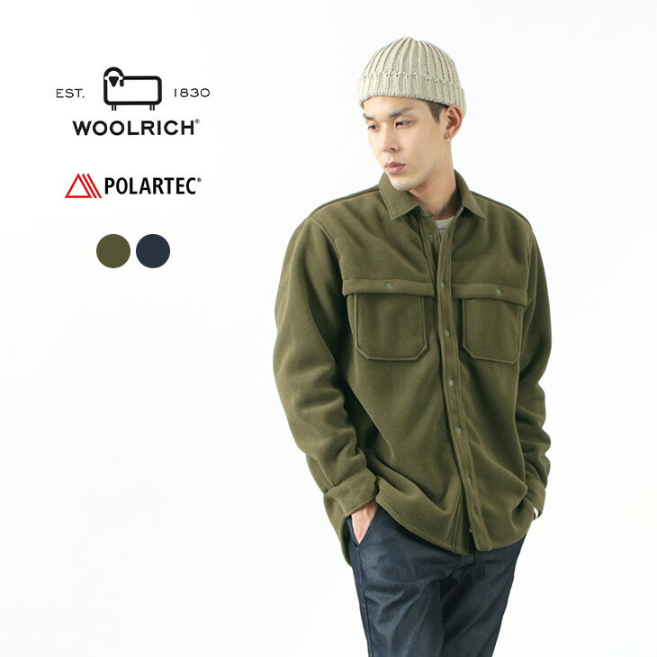 WOOLRICH（ウールリッチ） フリース スタッグ シャツ / シャツジャケット / ライトアウター / メンズ / 保温 吸収速乾 / アウトドア / WJSI0025 / FLEECE STAG SHIRT