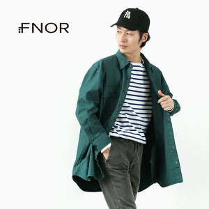FNOR（エフノア） Grandval(グランヴァル) ガーメントダイ シュリンプスリーブ シャツコート / メンズ レディース / シャツ / 羽織り / 無地 / ユニセックス / 日本製 / 大きめ / ゆったり / FNCO0008