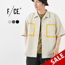 【30％OFF】F/CE（エフシーイー） テック トロ オープンシャツ / メンズ トップス 半袖 無地 ストレッチ オープンカラー TECH TORO OPEN SHIRTS【セール】