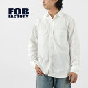 FOB FACTORYiFOBt@Ng[j F3496 IbNX [NVc / Y   Rbg { OX WORK SHIRT