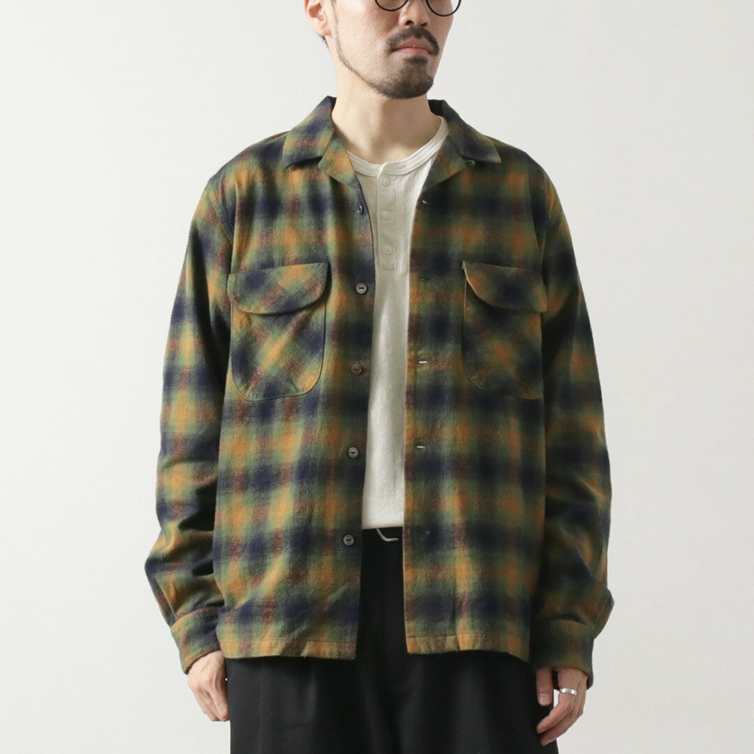 楽天市場】オープンカラー（スタイル（シャツ）ネルシャツ）の通販