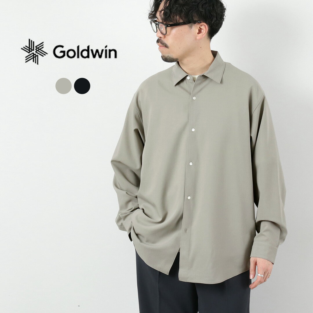 樂天商城 - GOLDWIN（ゴールドウィン） ハイツイストウール リラックスシャツ 尾州 / メンズ 長袖